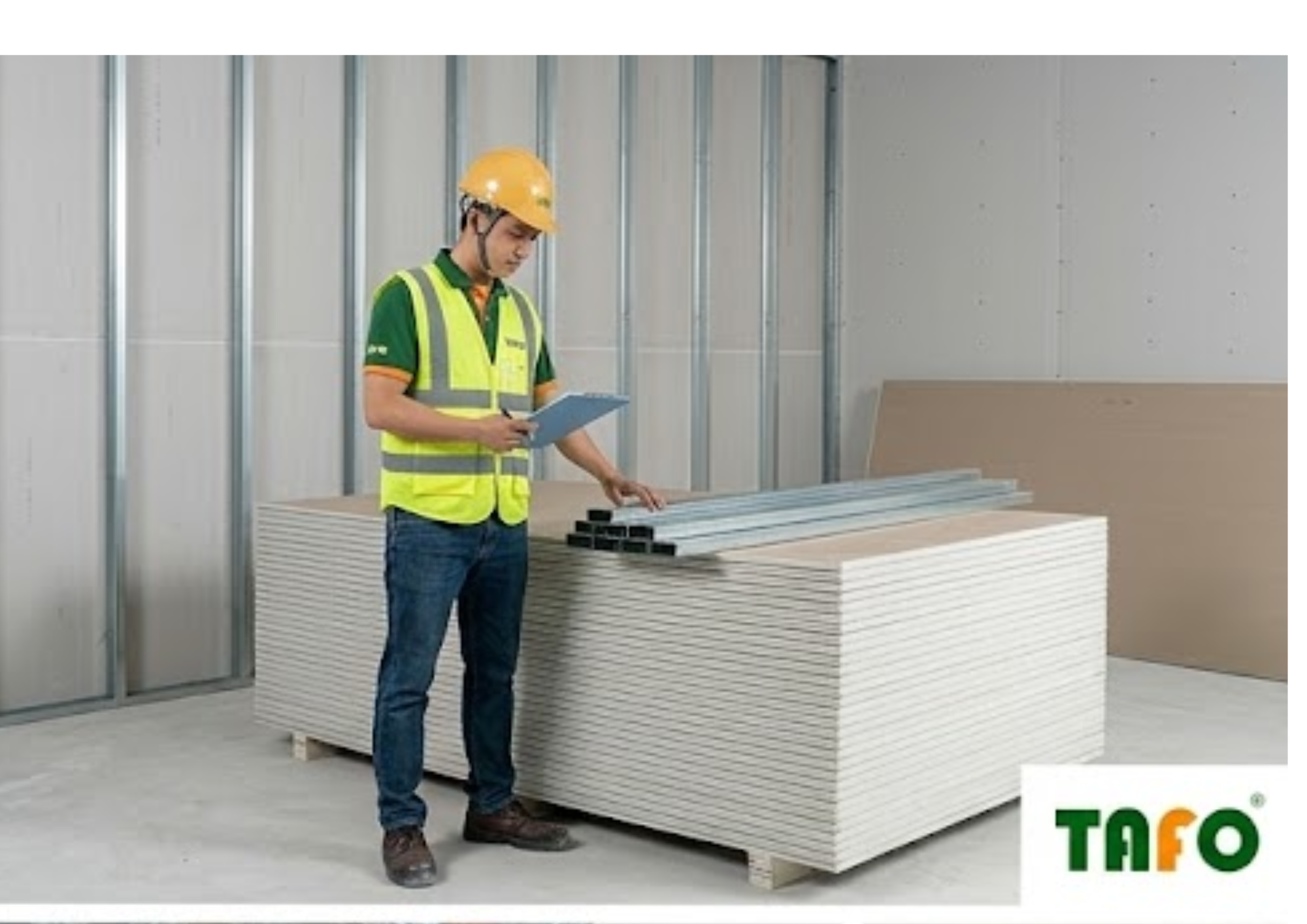 lựa chọn tấm thạch cao trong thi công trần vách
